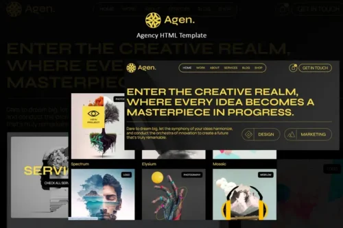 Mua Agenn - Agency HTML Template giá rẻ