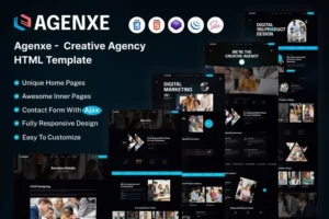 Mua Agenxe - Creative Agency HTML Template giá rẻ
