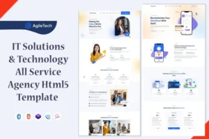 Mua AglieTech - IT Solutions & Technology Template giá rẻ