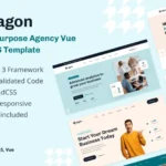 Agon – Multipurpose Agency Vue NuxtJS Template