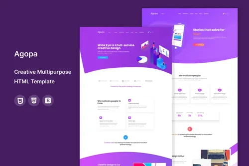 Mua Agopa - Creative Multipurpose HTML Template giá rẻ