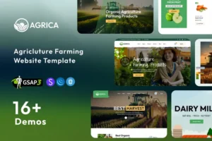 Mua Agrica - Agriculture HTML Template giá rẻ