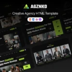 Agznko | Creative Agency HTML
