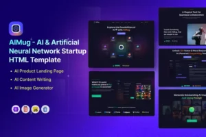 Mua AI & Artificial Neural Network Startup Template giá rẻ