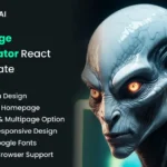 AI Image Generator React Template – Ciri AI
