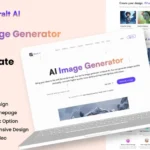 AI Image Generator React Template – Geralt AI
