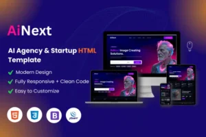 Mua AiNext - AI Agency & Startup HTML Template giá rẻ