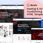 Airslv – Heating & Air Conditioning Services HTML