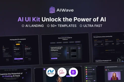 Mua Aiwave - ASP .NET MVC 5 AI SaaS Website Dashboard giá rẻ