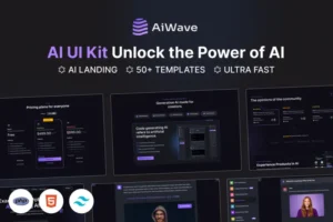 Mua Aiwave – PHP - AI SaaS Website + Dashboard UI Kit giá rẻ