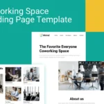 Akmal – Coworking Space Landing Page Template