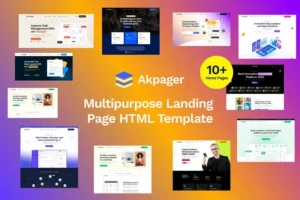 Mua Akpager - Multipurpose Landing Page HTML Template giá rẻ