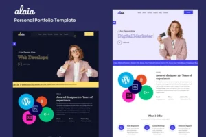 Mua Alaia - Personal Portfolio Template giá rẻ