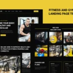 Ales – Fitness & Gym Landing Page Template