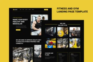 Mua Ales - Fitness & Gym Landing Page Template giá rẻ