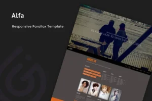 Mua Alfa - Responsive Parallax Template giá rẻ