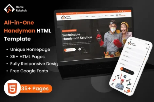 Mua All In One Handyman Repair Services HTML Template giá rẻ