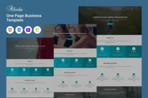 Mua Alvida - One Page Business & Agency HTML Template giá rẻ