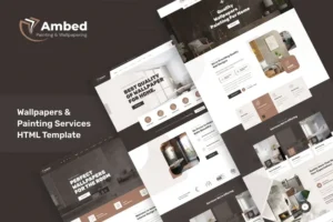 Mua Ambed - Wallpapers & Painting Services HTML Templa giá rẻ