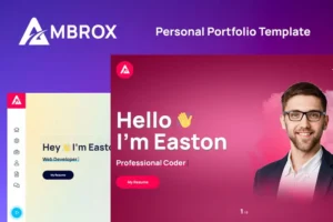 Mua Ambrox - Personal Portfolio Template giá rẻ