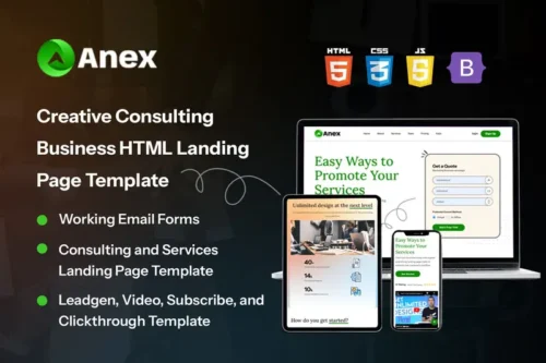 Mua Anex - Consulting and Business Services HTML giá rẻ