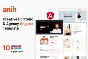 Mua Anih - Creative Portfolio & Agency Angular giá rẻ