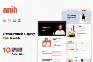Mua Anih - Creative Portfolio Agency Template giá rẻ