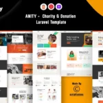 Anity – Charity & Donation Laravel Template