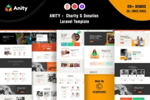 Mua Anity - Charity & Donation Laravel Template giá rẻ