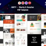 Anity – Charity & Donation PHP Template