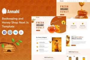 Mua Annahl - Beekeeping Honey Shop Next Js Template giá rẻ