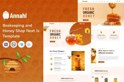 Mua Annahl - Beekeeping Honey Shop Next Js Template giá rẻ