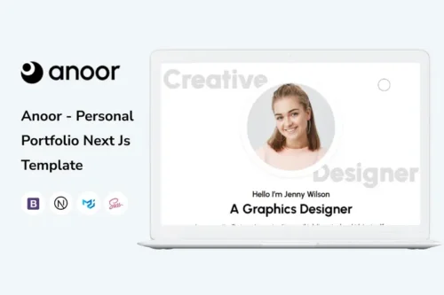 Mua Anoor - Personal Portfolio Next Js Template giá rẻ