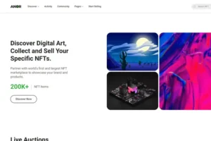 Mua Anor - NFT Marketplace HTML Template giá rẻ