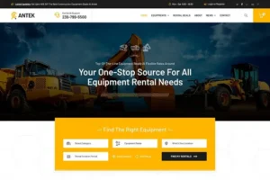 Mua Antek - Construction Equipment Rental HTML giá rẻ