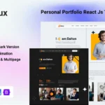 Antux – Personal Portfolio React Js Template