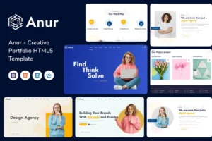 Mua Anur - Creative Portfolio HTML5 Template giá rẻ