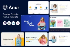 Mua Anur - Personal Portfolio Next Js Template giá rẻ