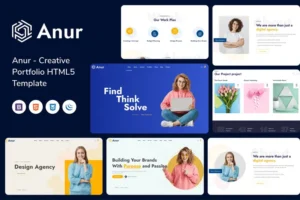 Mua Anur - personal portfolio React Template giá rẻ