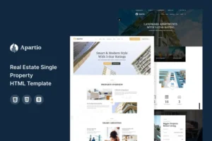 Mua Apartio : Real Estate Single Property Template giá rẻ