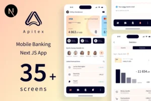 Mua Apitex - Mobile Banking Next JS App | PWA giá rẻ
