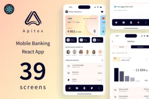 Mua Apitex - Mobile Banking React App | PWA giá rẻ