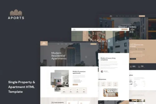 Mua Aports - Single Property HTML Template giá rẻ