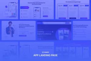 Mua App Landing Page HTML Template giá rẻ