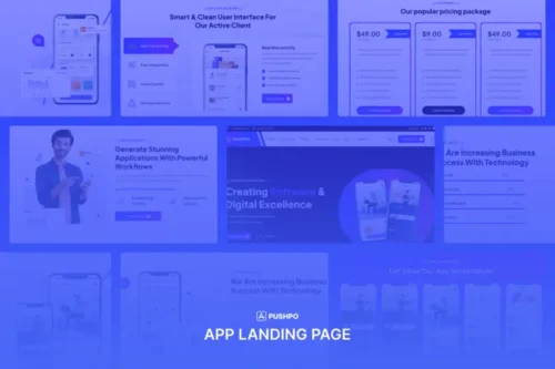 Mua App Landing Page HTML Template giá rẻ