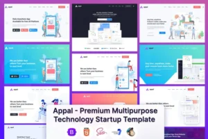 Mua Appal - Multipurpose Technology & Startup Template giá rẻ