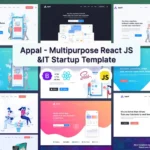 Appal – React JS & Startup Landing Page Template
