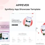 Appever – Symfony App Landing & Showcase Template