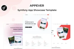 Mua Appever - Symfony App Landing & Showcase Template giá rẻ