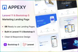 Mua Appexy - Laravel 11 Landing Page Template giá rẻ